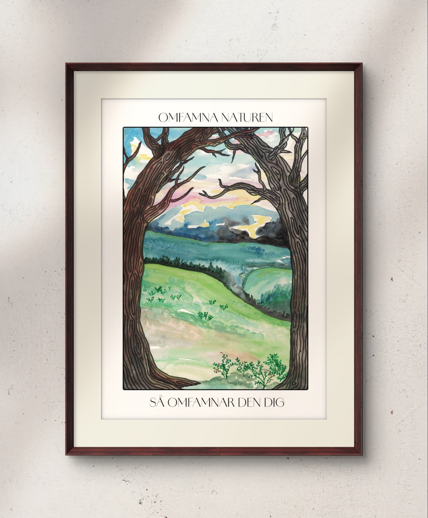 Omfamna naturen, Poster