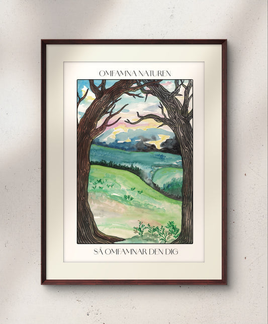 Omfamna naturen, Poster