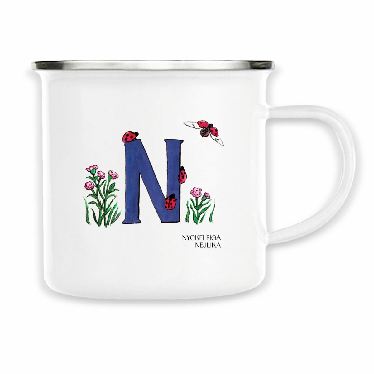Alphabeth cup, N
