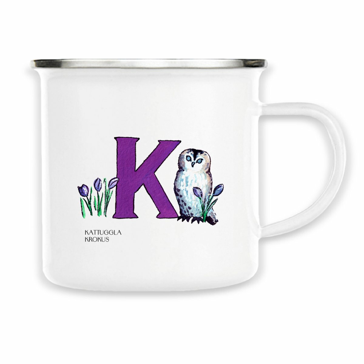 Alfabetsmugg, K - front_white