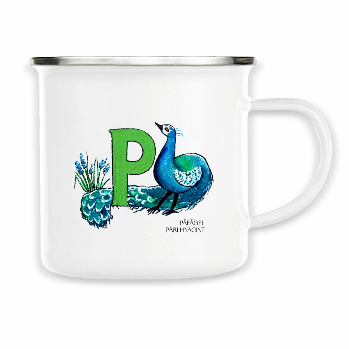 Alfabetsmugg, P - front_white