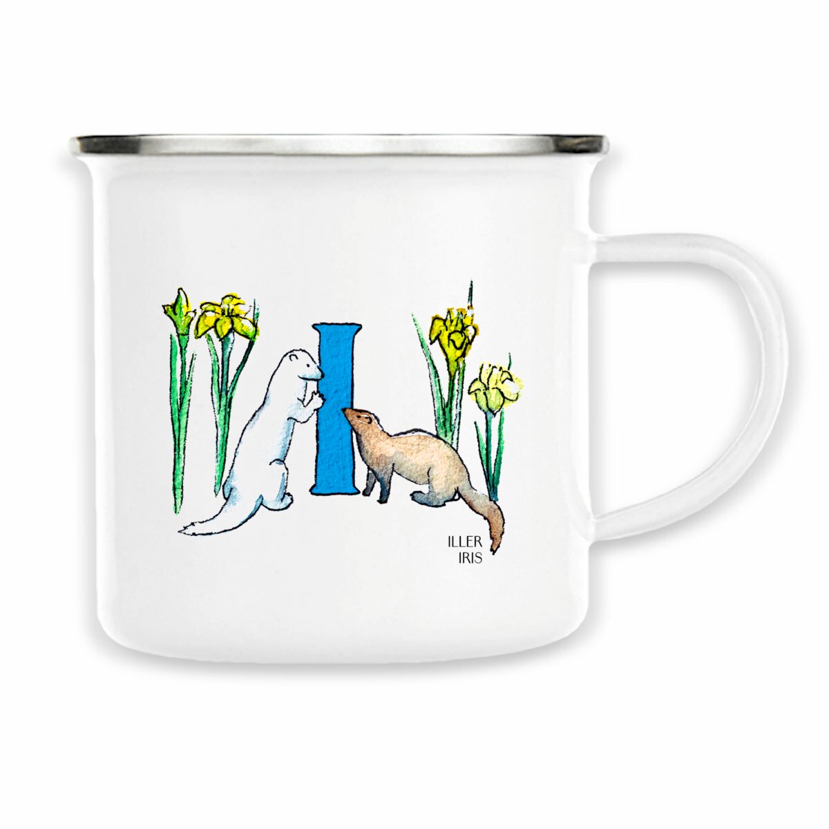 Alfabetsmugg, I - front_white