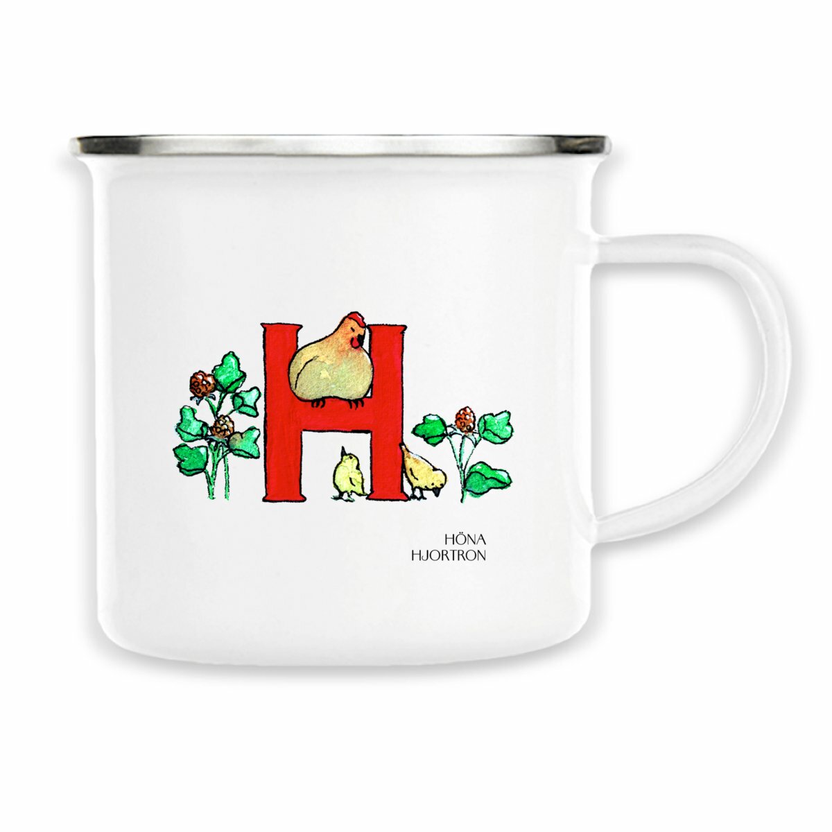 Alfabetsmugg, H - front_white